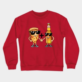 Pizza and Beer Crewneck Sweatshirt